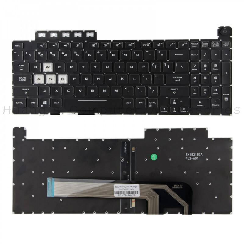 Gaming Keyboard Test - SS+Nieuw US Layout-toetsenbord met RGB-achtergrondverlichting voor