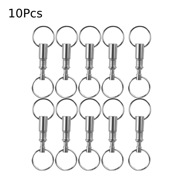 Keycap Puller Ring - 10Pcs Dual Afneembare Sleutelhangers Quick Release