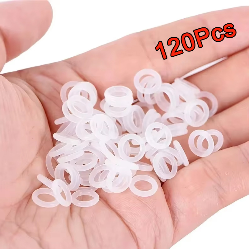 Keycap Puller Ring - 120 stuks toetsenbord O-ring toetsen siliconen