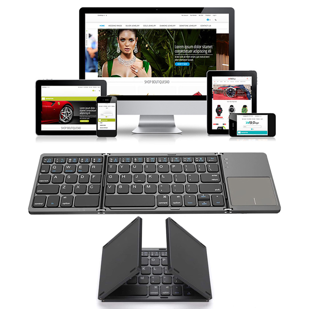 Gaming Keyboard Budget - Draagbaar opvouwbaar opvouwbaar toetsenbord Mini draadloos