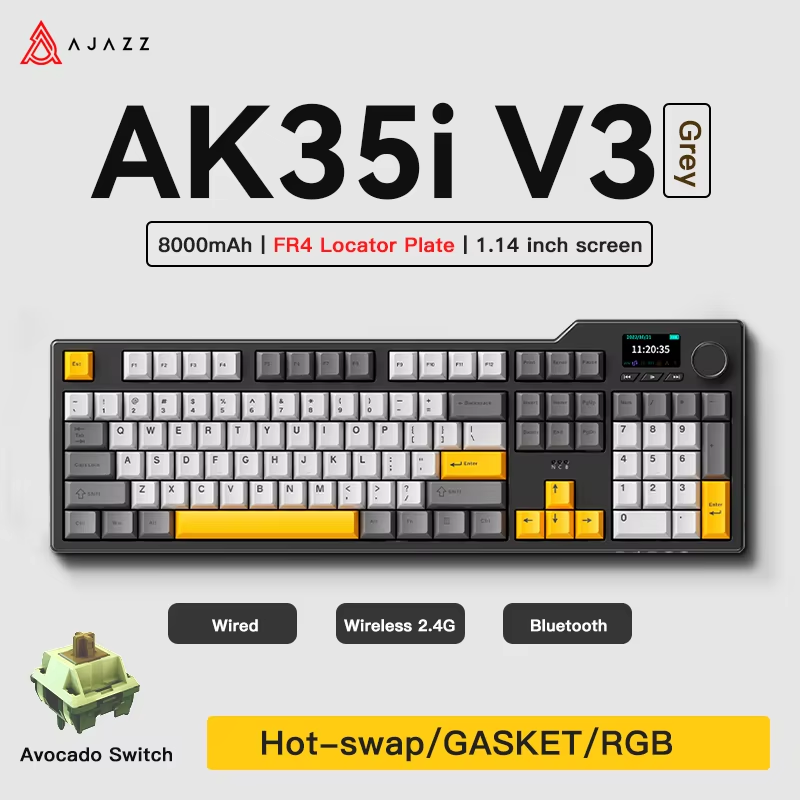 Ajazz AK35I V3 MAX: bedraad, B - Gaming Keyboard Tkl recensie en prijs