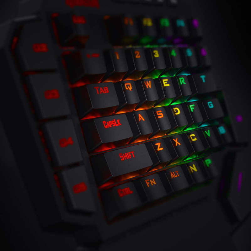 Redragon K585 DITI RGB mechani - Gaming Keyboard 1 Hand recensie en prijs