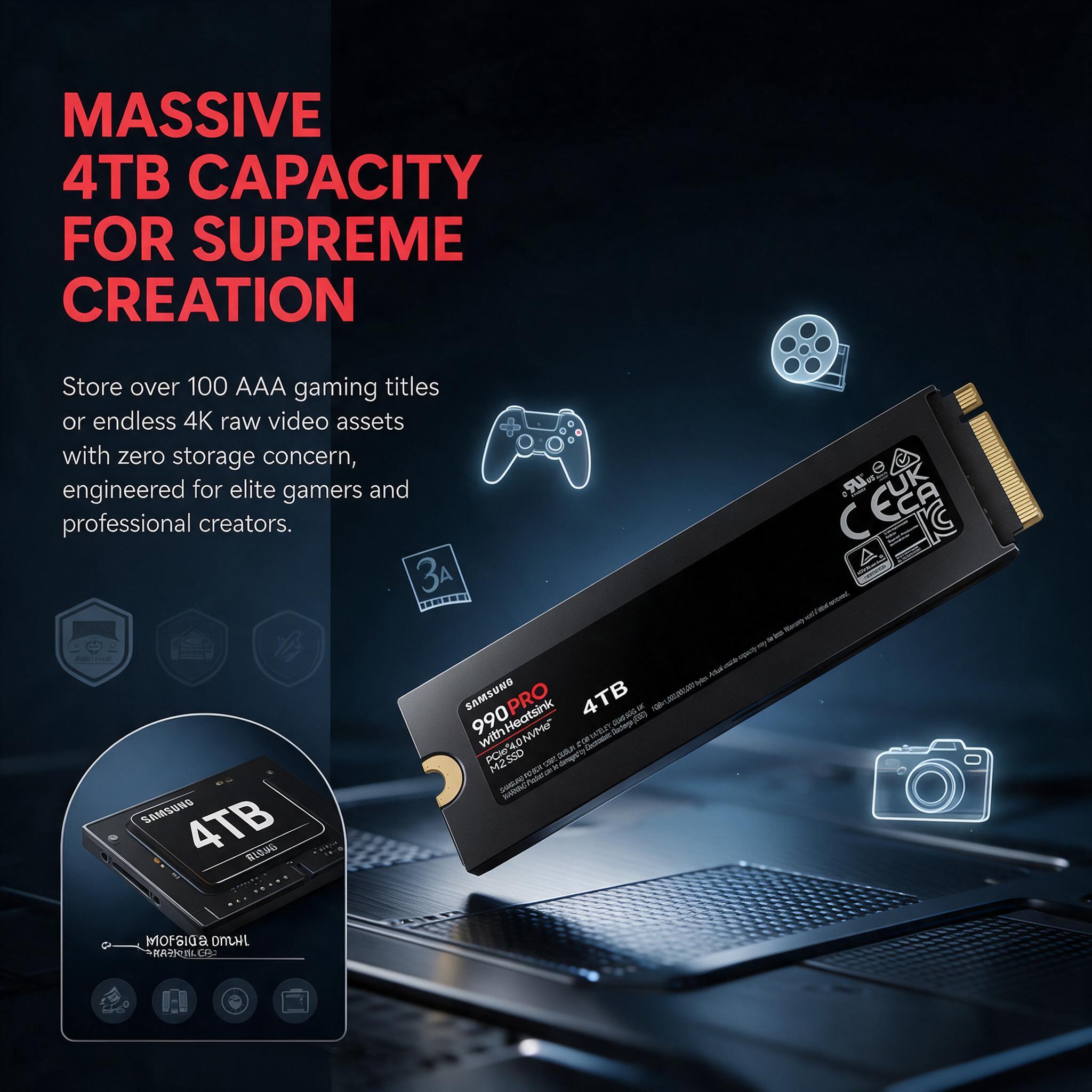 SAMSUNG 990 PRO met koellichaa - Samsung Ssd 990 Pro recensie en prijs
