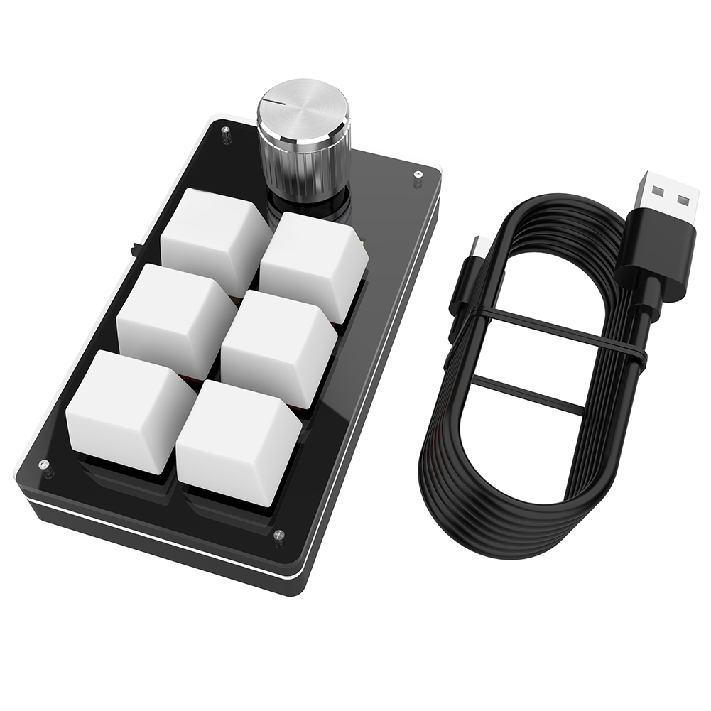6-toetsen 1-knop mechanisch ga - Gaming Keyboard 1 Hand recensie en prijs