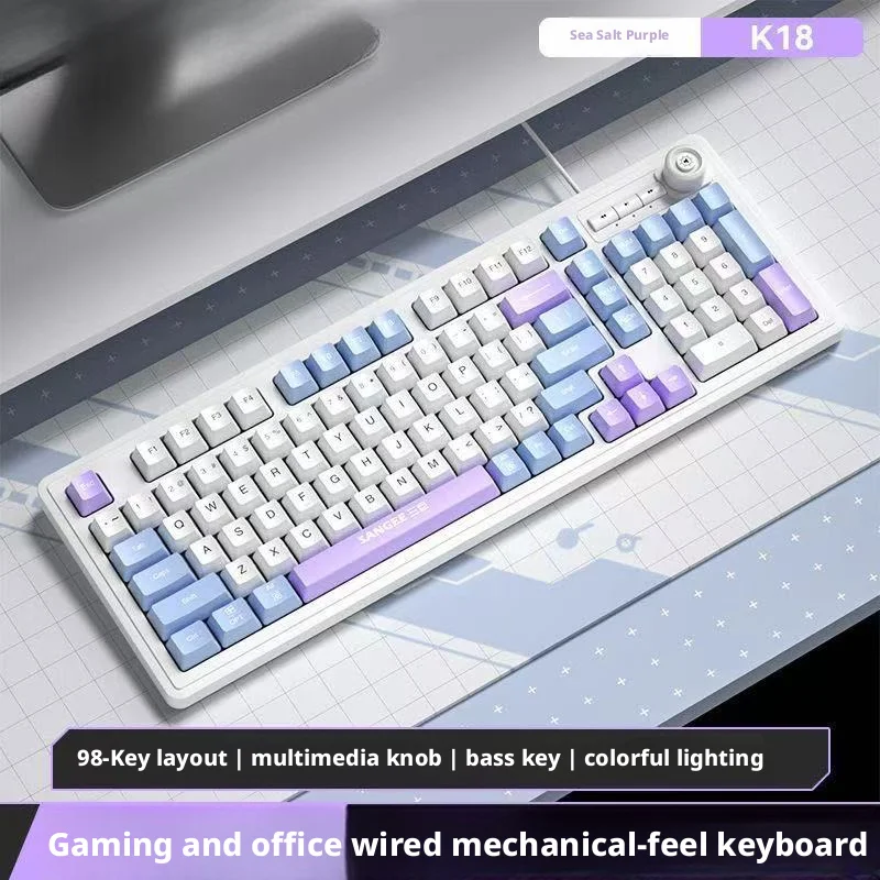 98-toetsen bedraad toetsenbord - Gaming Keyboard No Noise recensie en prijs