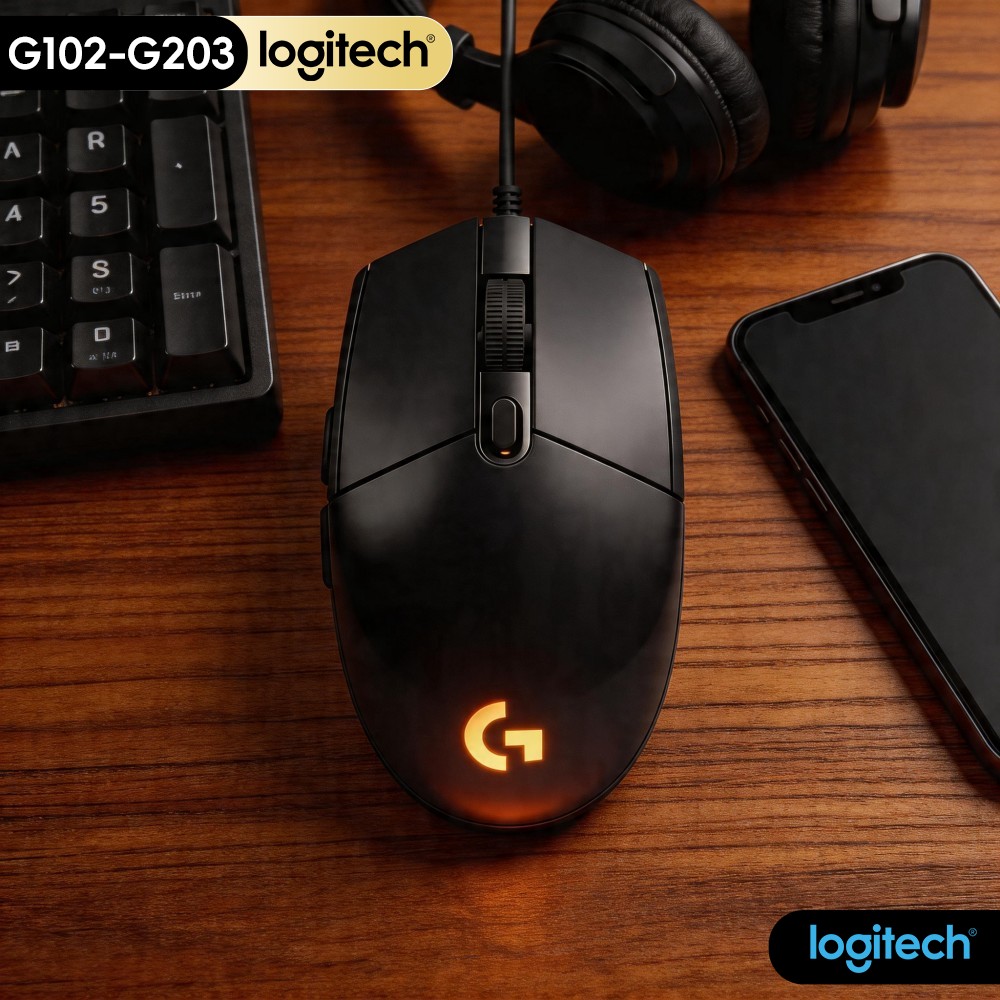 G102 Logitech G203 Gamingmuis, - Logitech Mouse G203 recensie en prijs