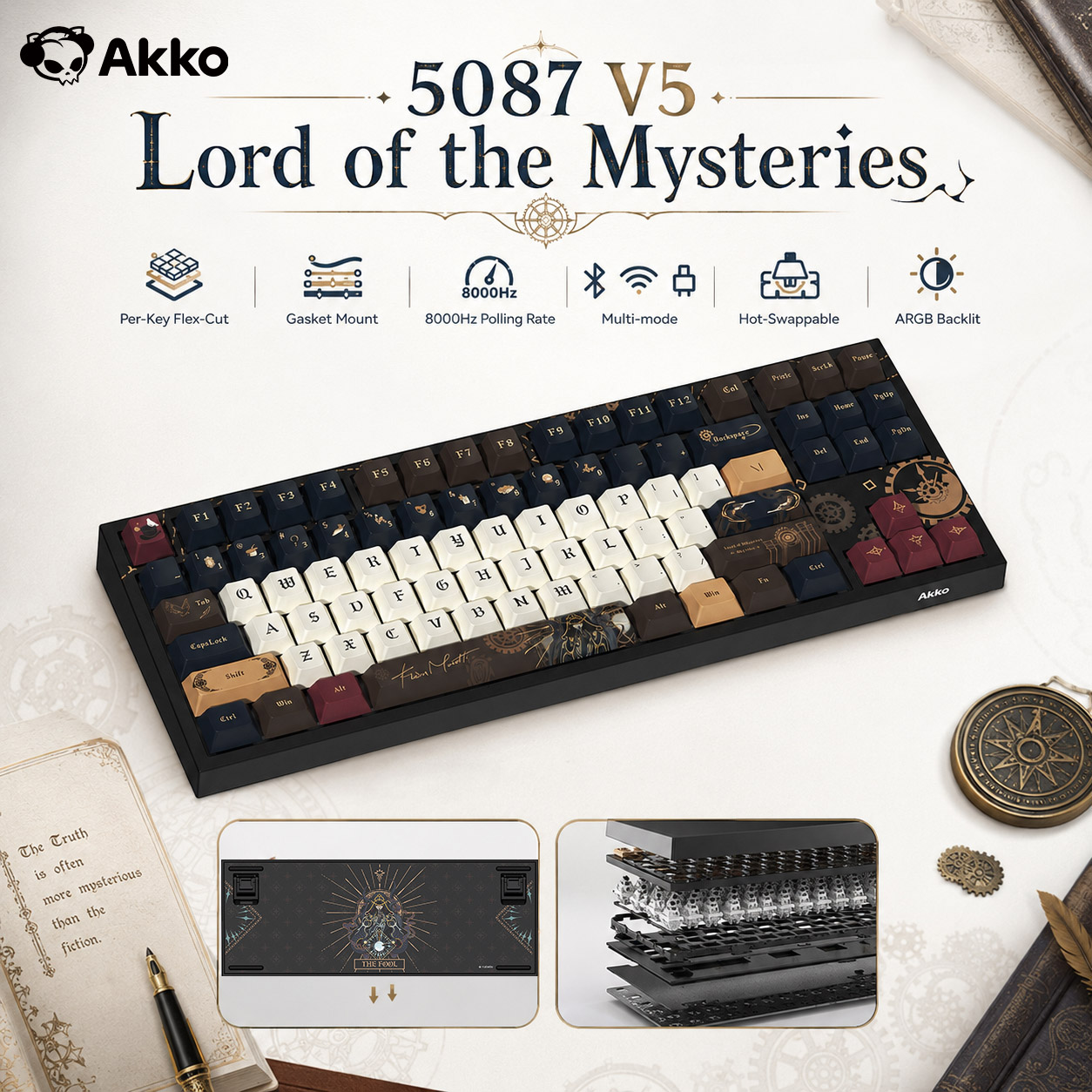 Akko Lord of the Mysteries Dra - Gaming Keyboard Tkl recensie en prijs