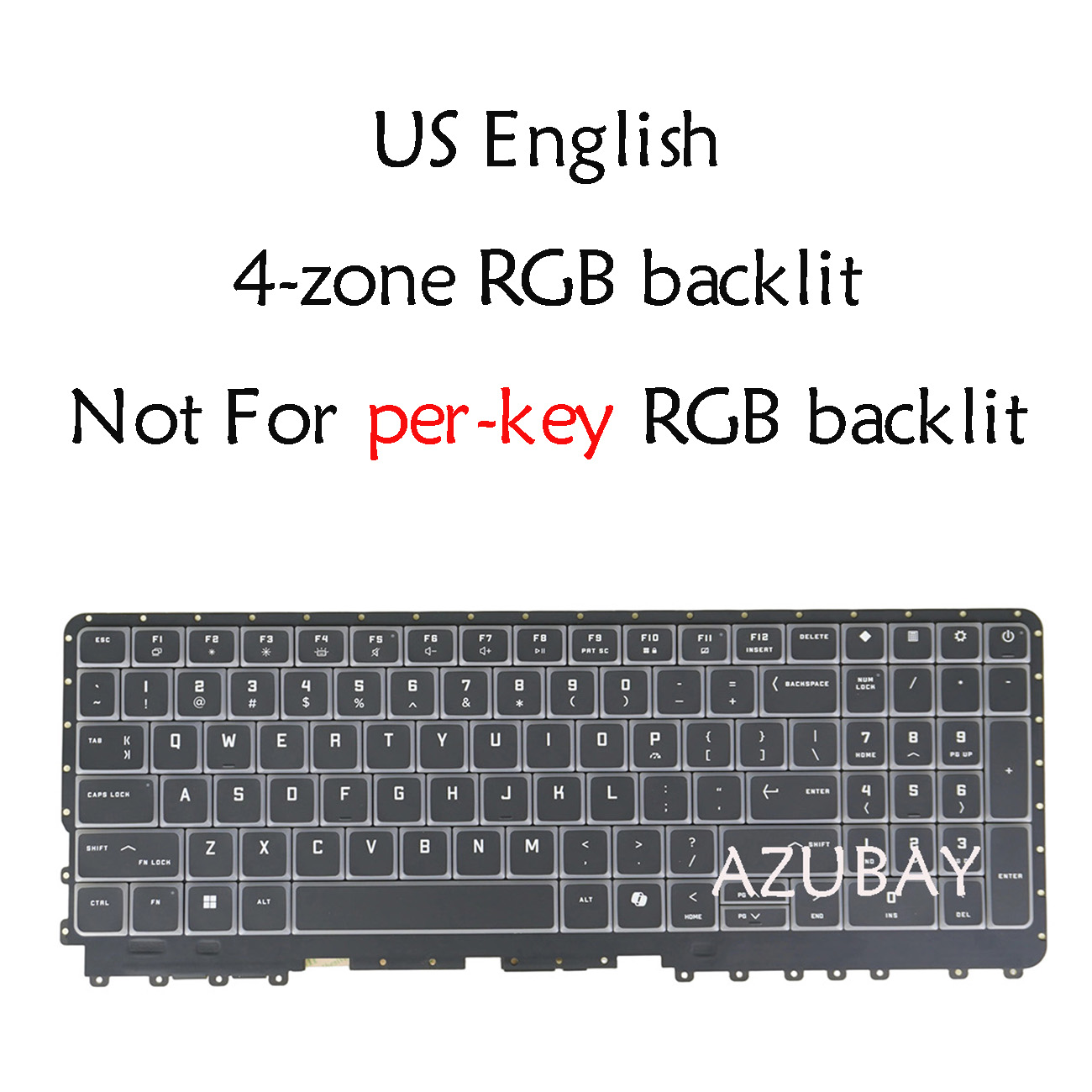4-zone RGB-verlichte laptoptoe - Gaming Keyboard Hp recensie en prijs